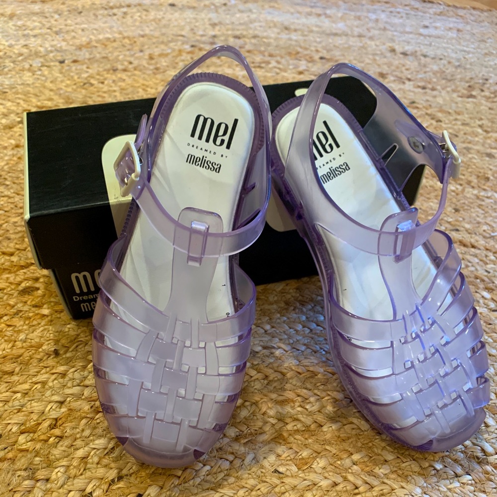 MEL BY Melissa Possession Clear sandals girls size 2